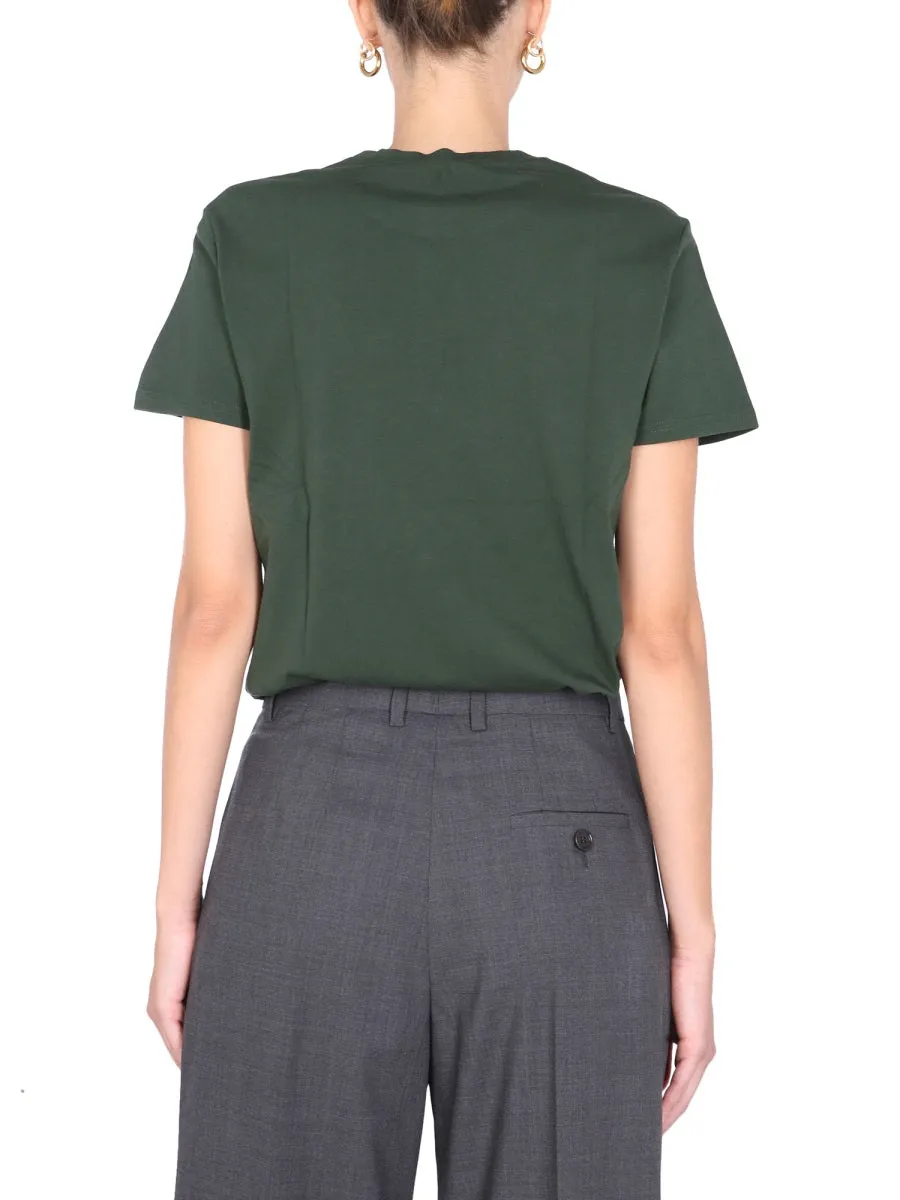 Aspesi Slogan Printed T-Shirt