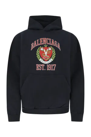 Balenciaga College Wide-Fit Hoodie