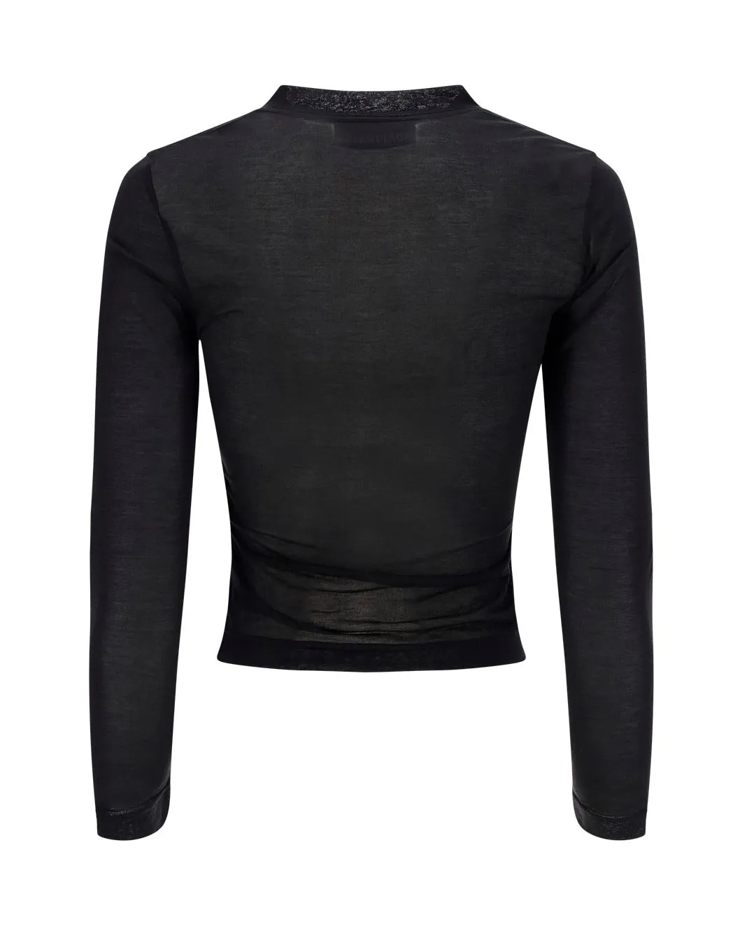Balenciaga Crewneck Long-Sleeved Top
