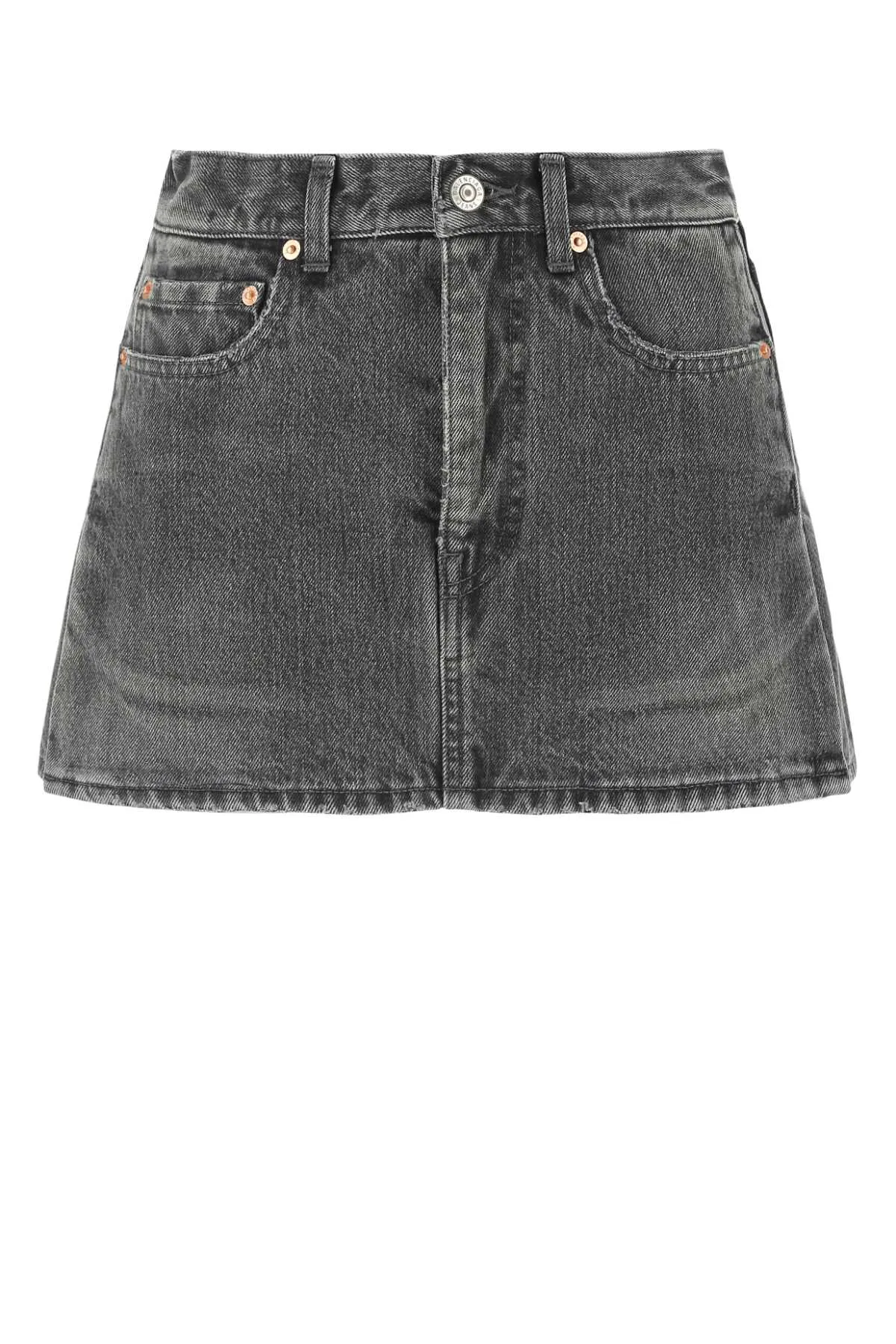 Balenciaga Denim Mini Skirt