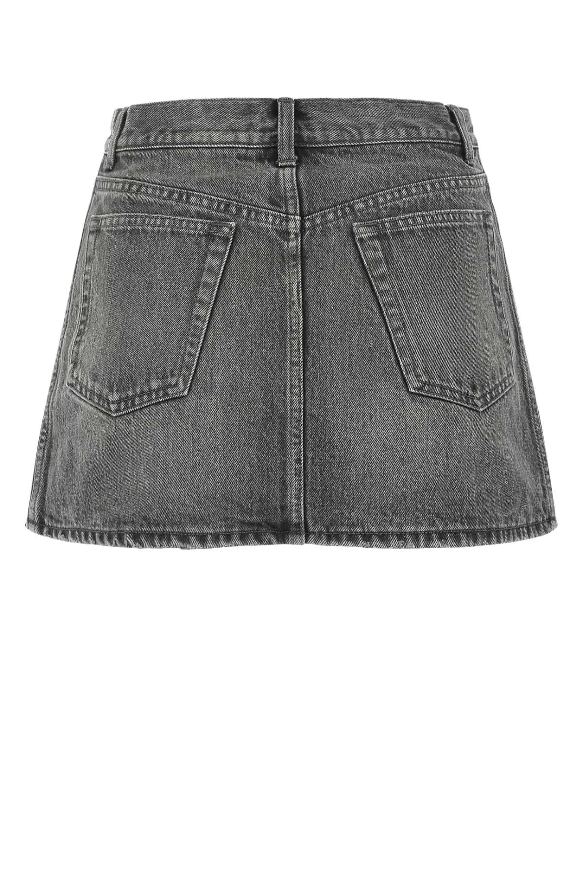 Balenciaga Denim Mini Skirt