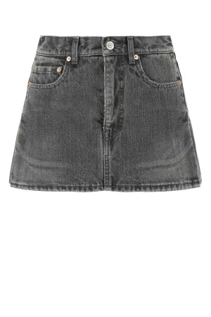 Balenciaga Denim Mini Skirt