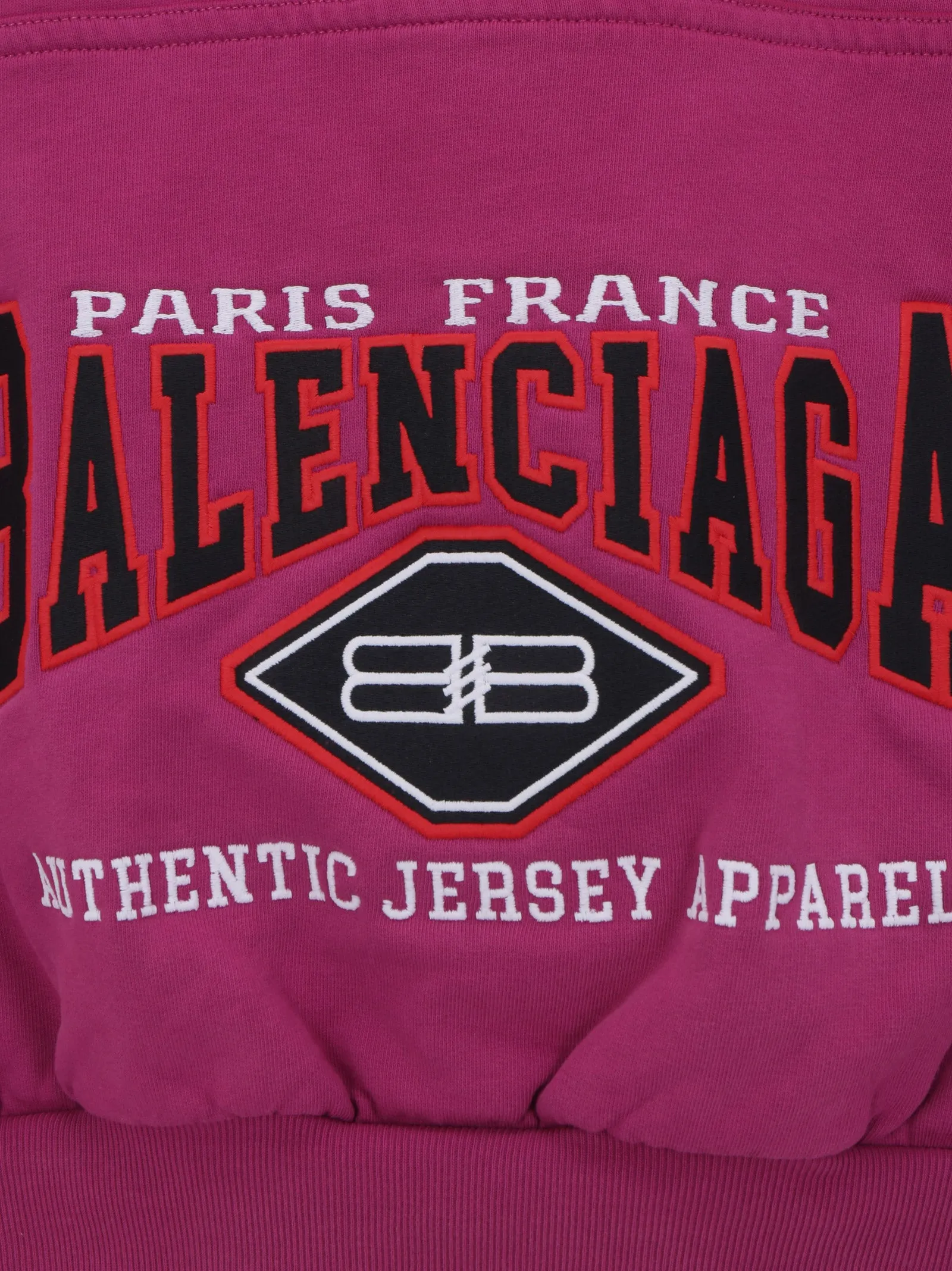 Balenciaga Logo Detailed Drawstring Hoodie