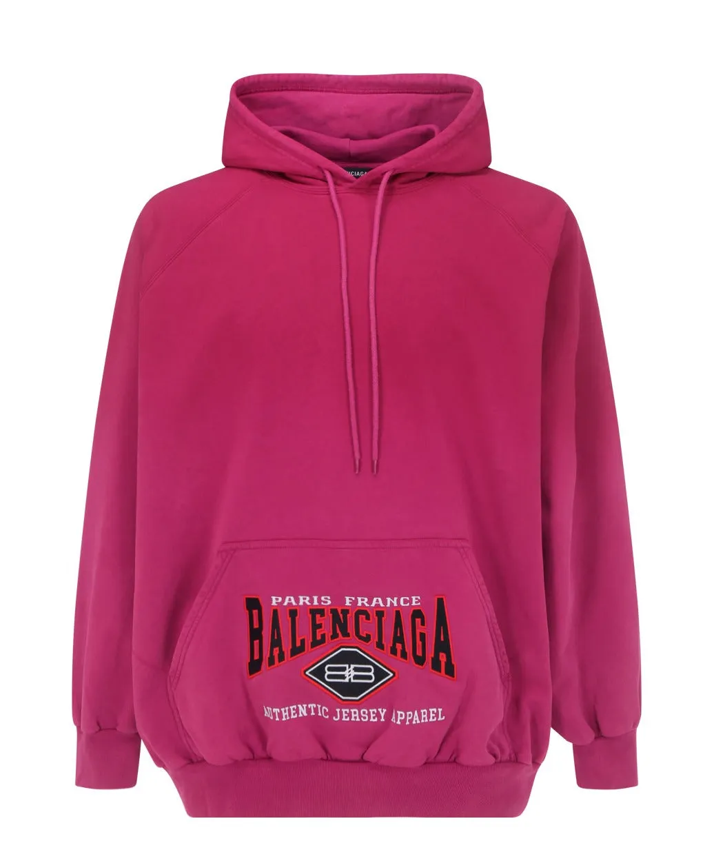 Balenciaga Logo Detailed Drawstring Hoodie