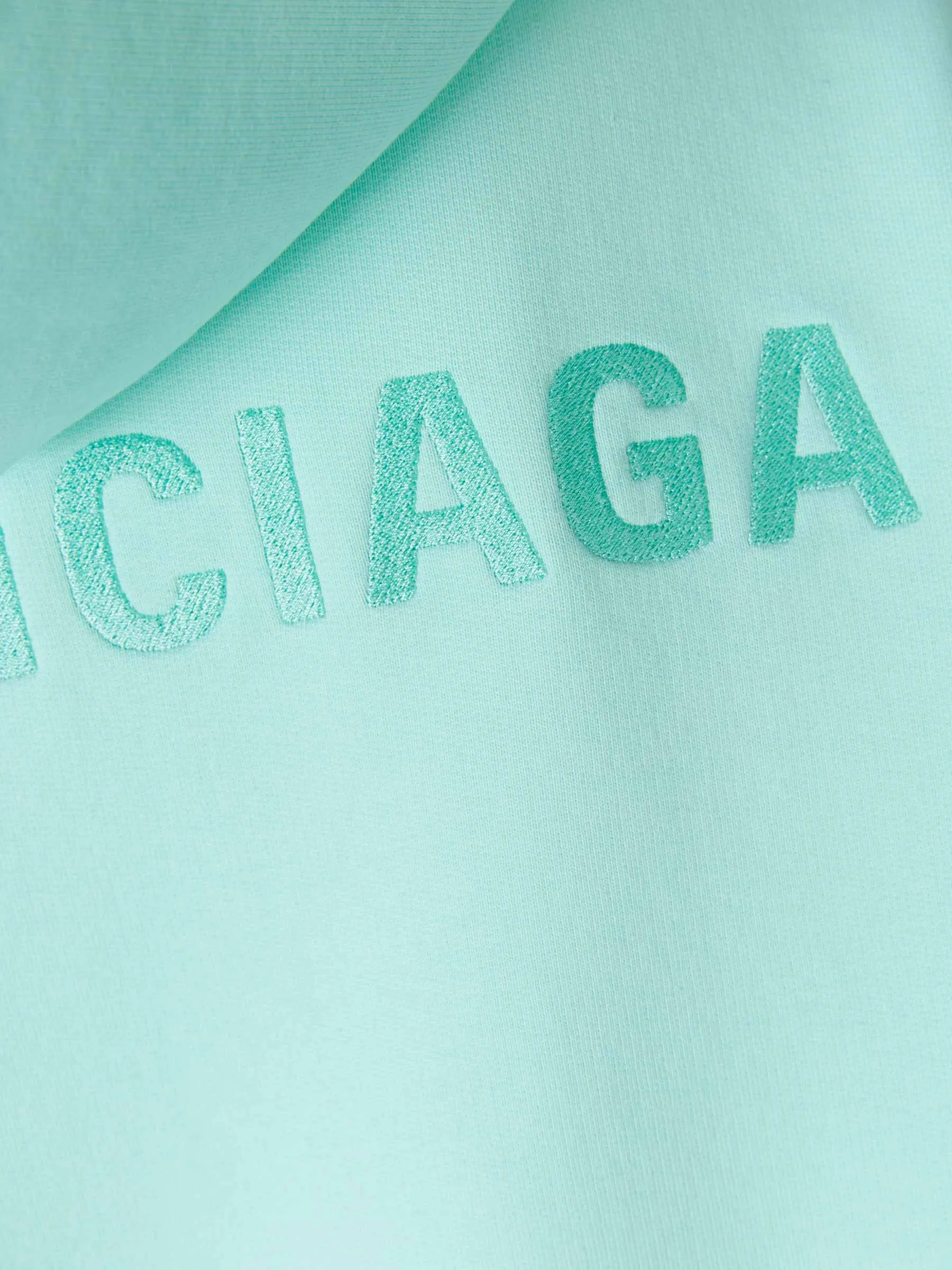 Balenciaga Logo Embroidered Hoodie
