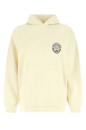 Balenciaga Logo Embroidered Hoodie