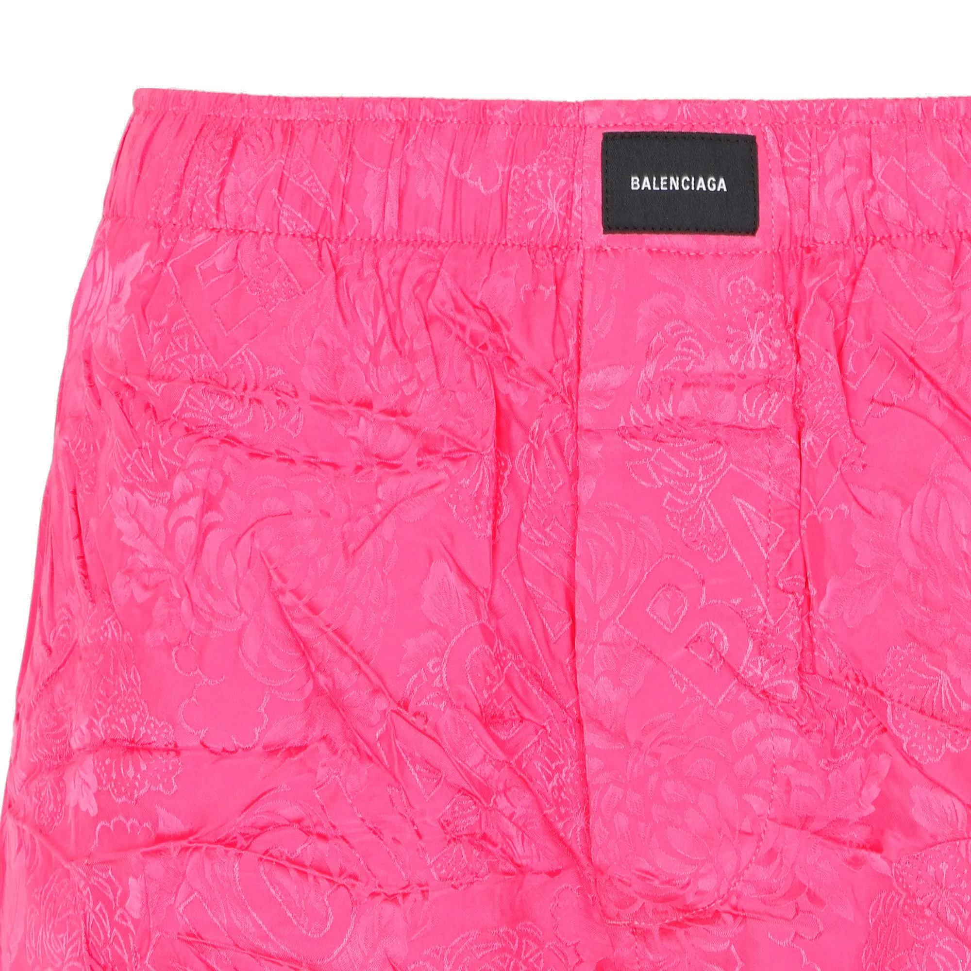 Balenciaga Logo Patch Pyjama Shorts