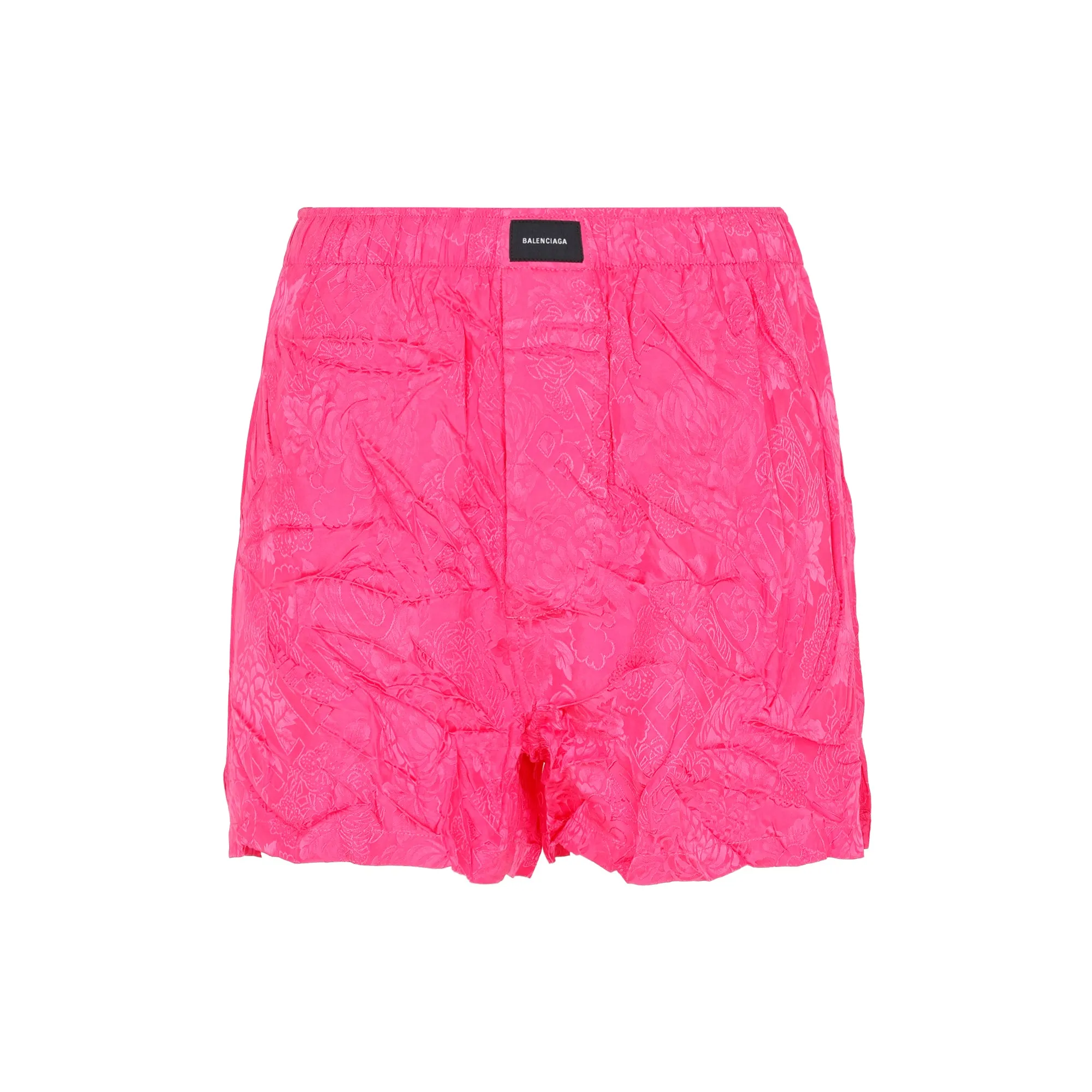 Balenciaga Logo Patch Pyjama Shorts
