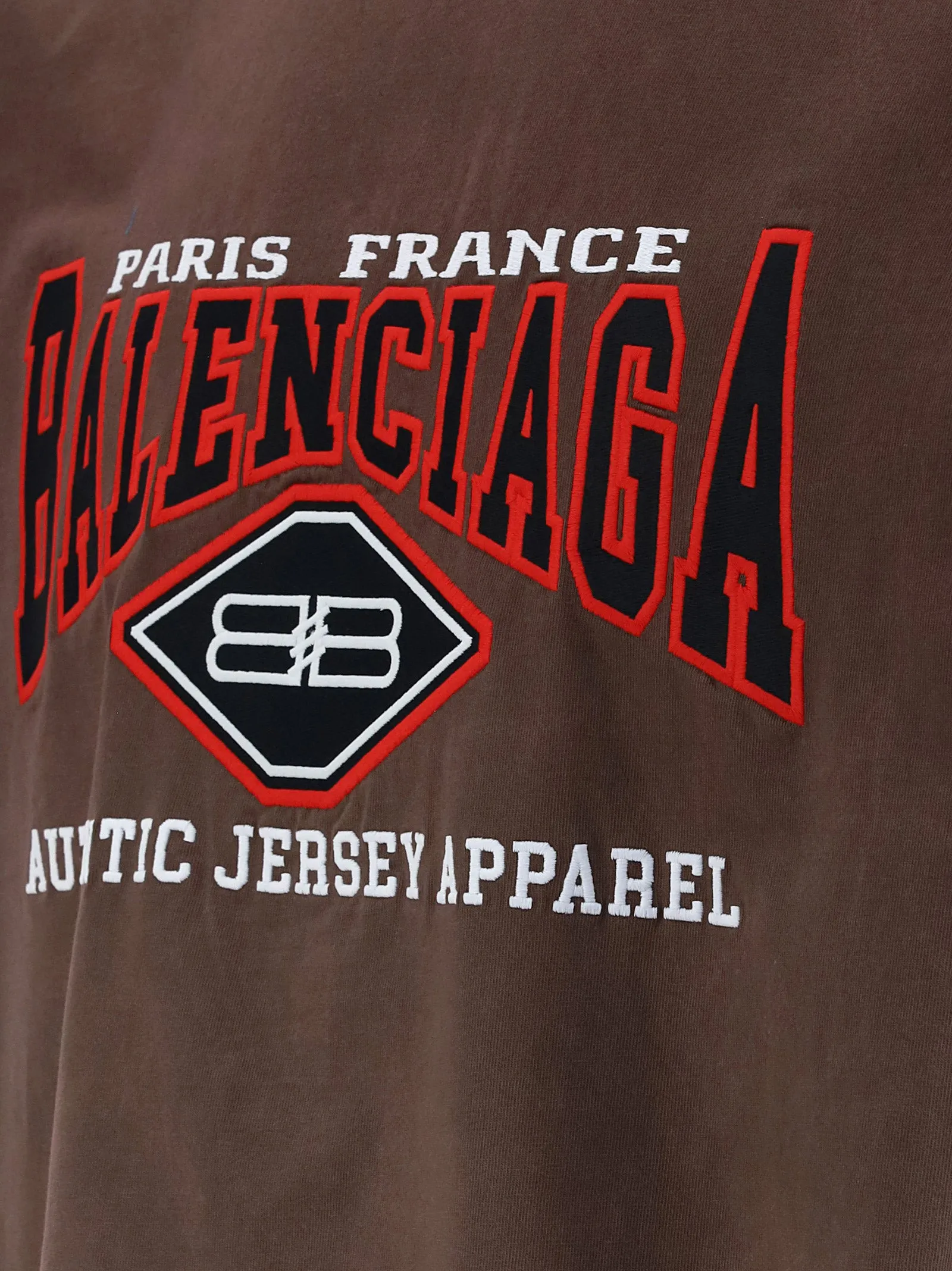 Balenciaga Logo Printed Crewneck T-Shirt
