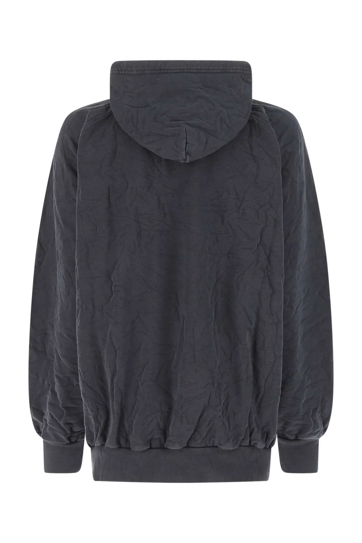 Balenciaga Logo Printed Drawstring Hoodie