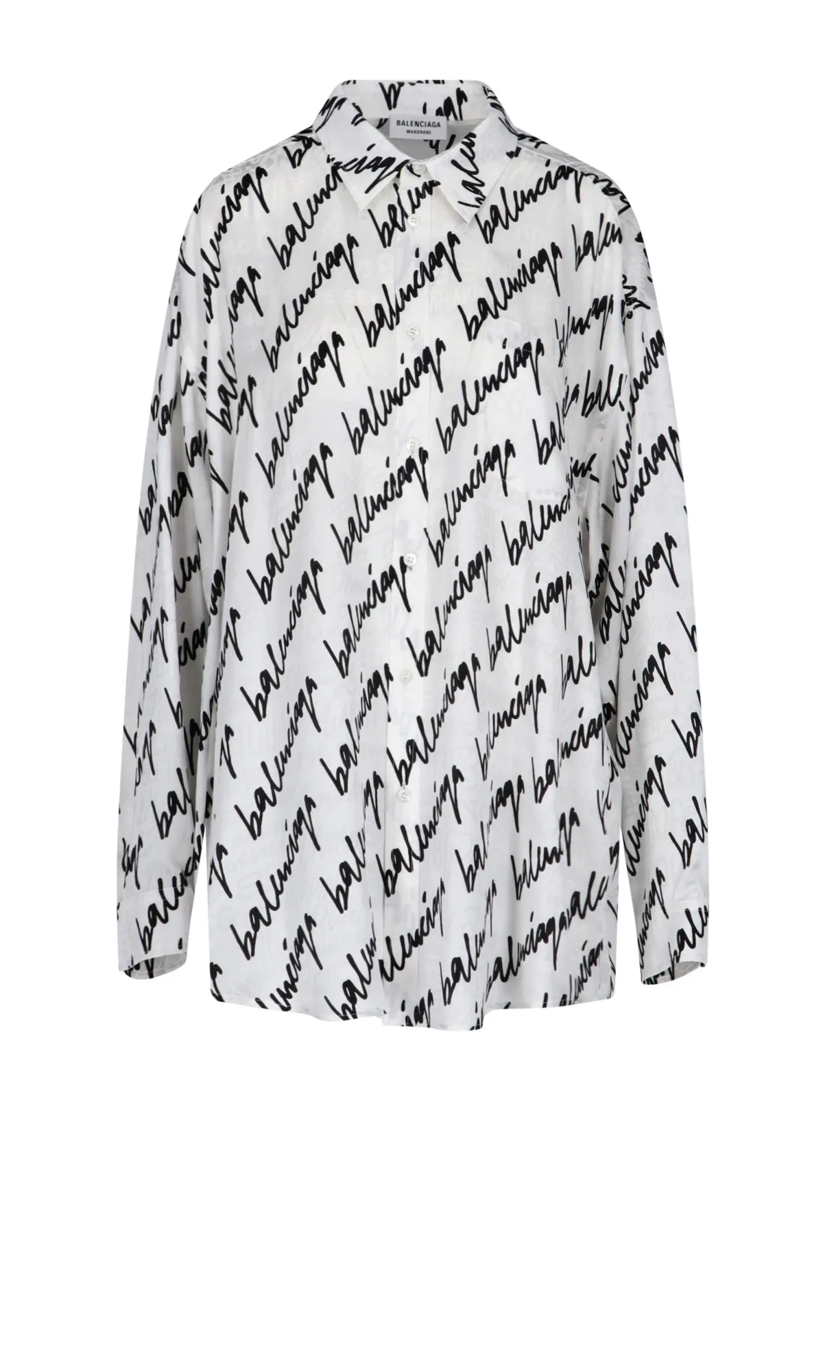 Balenciaga New Scribble Printed Shirt