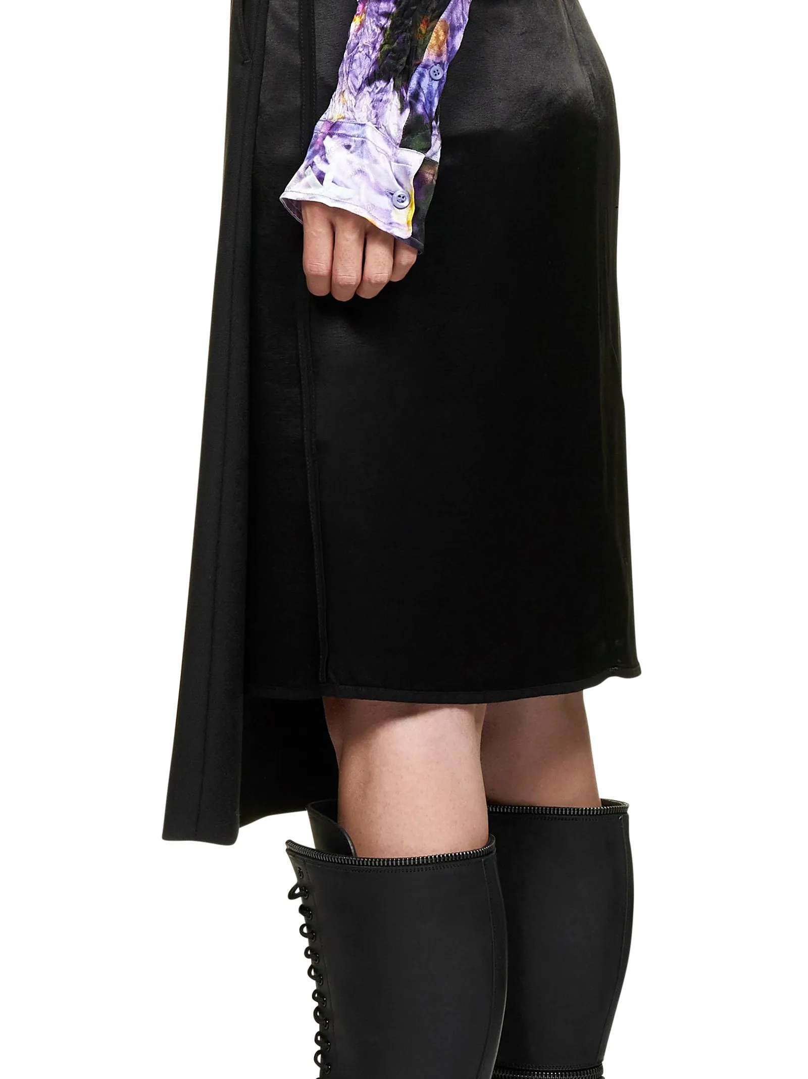 Balenciaga Panelled Midi Skirt