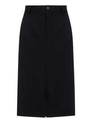 Balenciaga Panelled Midi Skirt