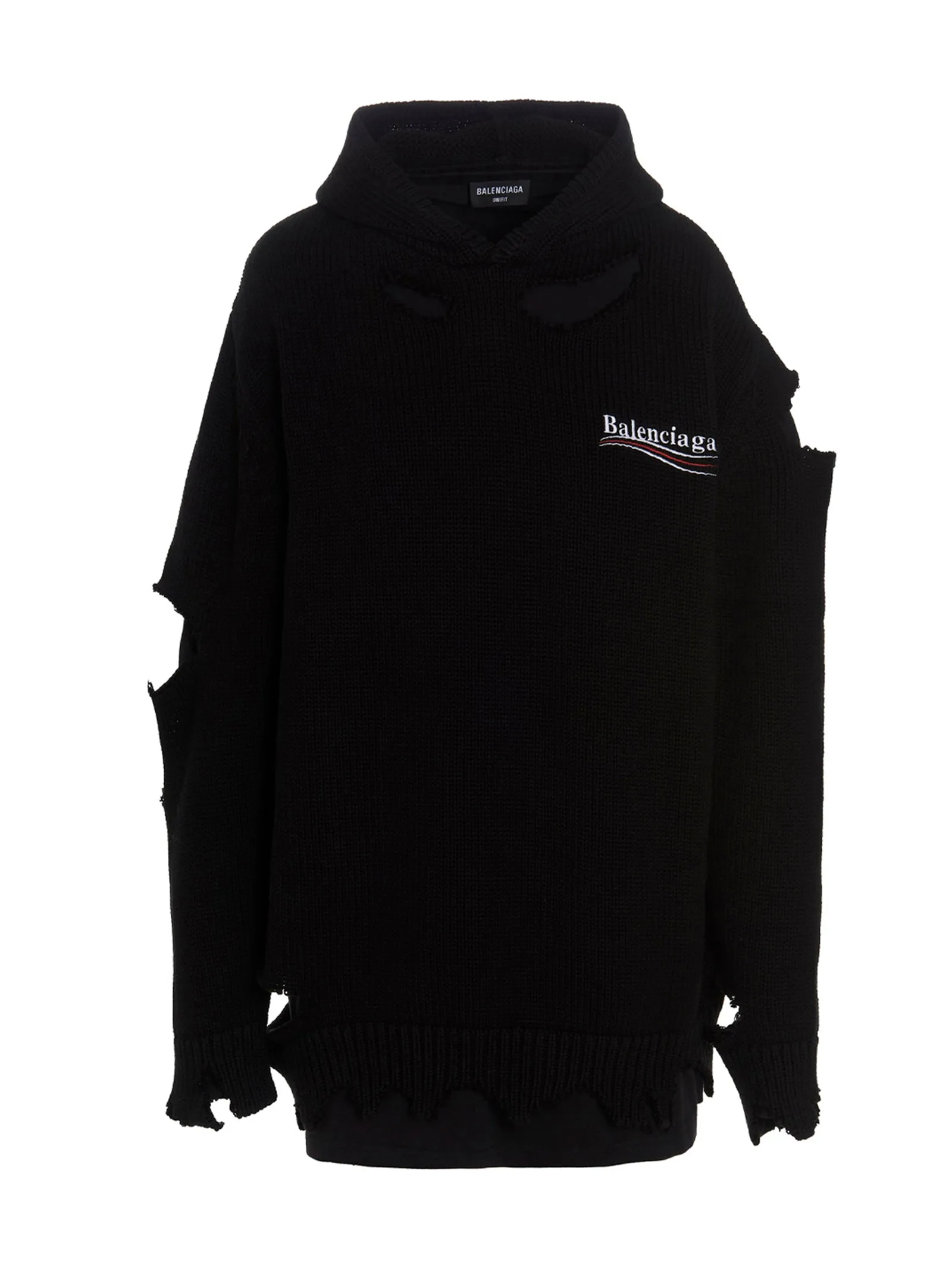 Balenciaga Political Campaign Destroyed Hoodie
