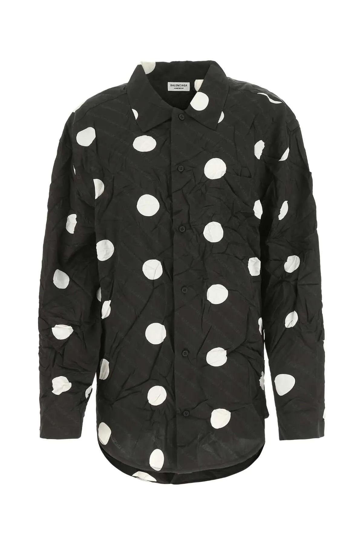 Balenciaga Polka Dot Button-Down Shirt