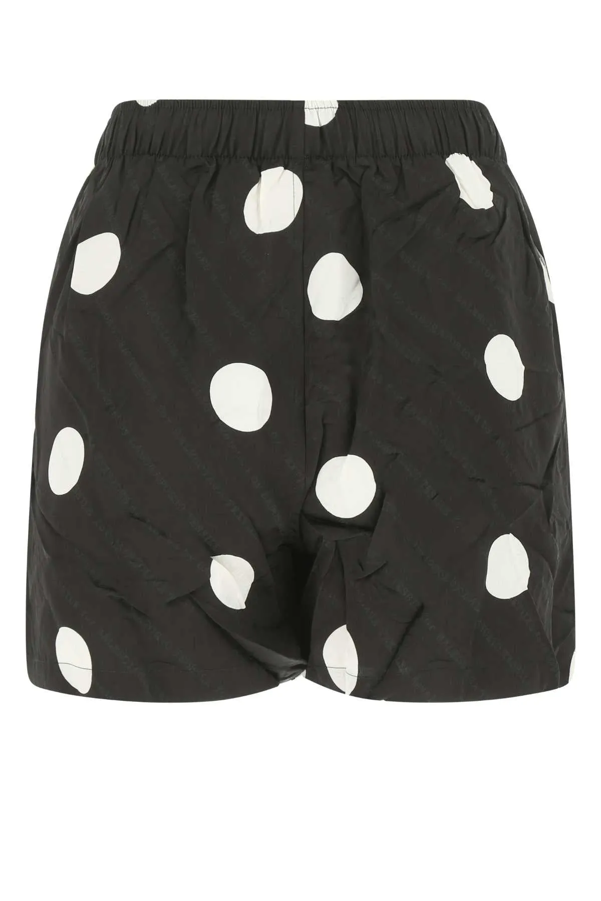 Balenciaga Polka Dot Logo Print Shorts