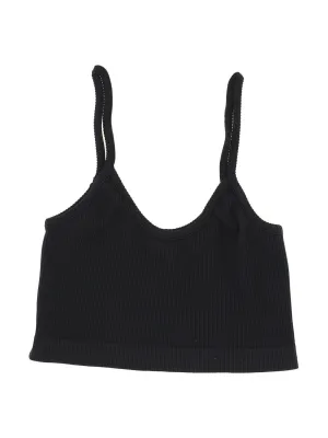 Balenciaga Square-Neck Cropped Top