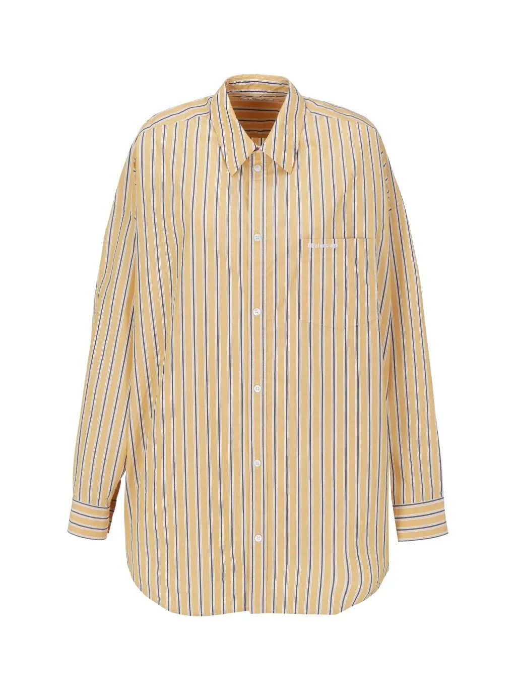 Balenciaga Striped Long-Sleeved Shirt