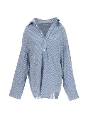 Balenciaga Striped Printed Shirt