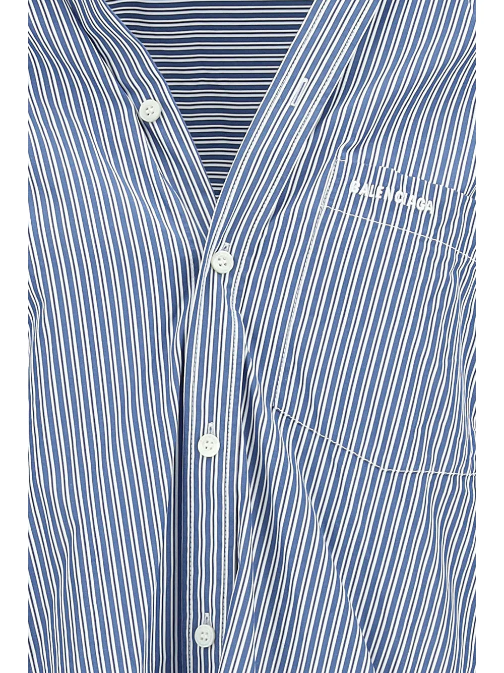 Balenciaga Striped Printed Shirt