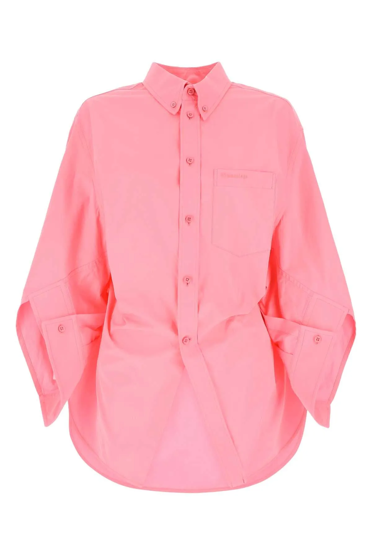 Balenciaga Swing Twisted Buttoned Shirt