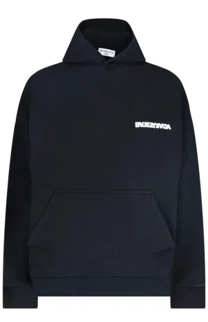 Balenciaga Turn Logo Print Hoodie