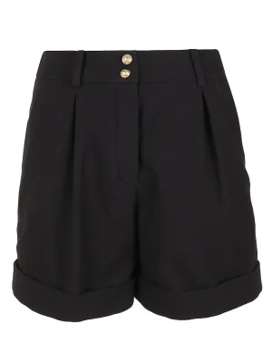 Balmain Button Detailed Flared Shorts