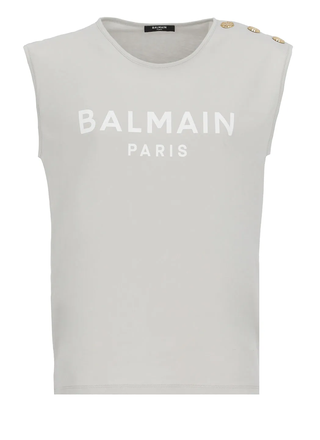 Balmain Button Embellished Tank Top