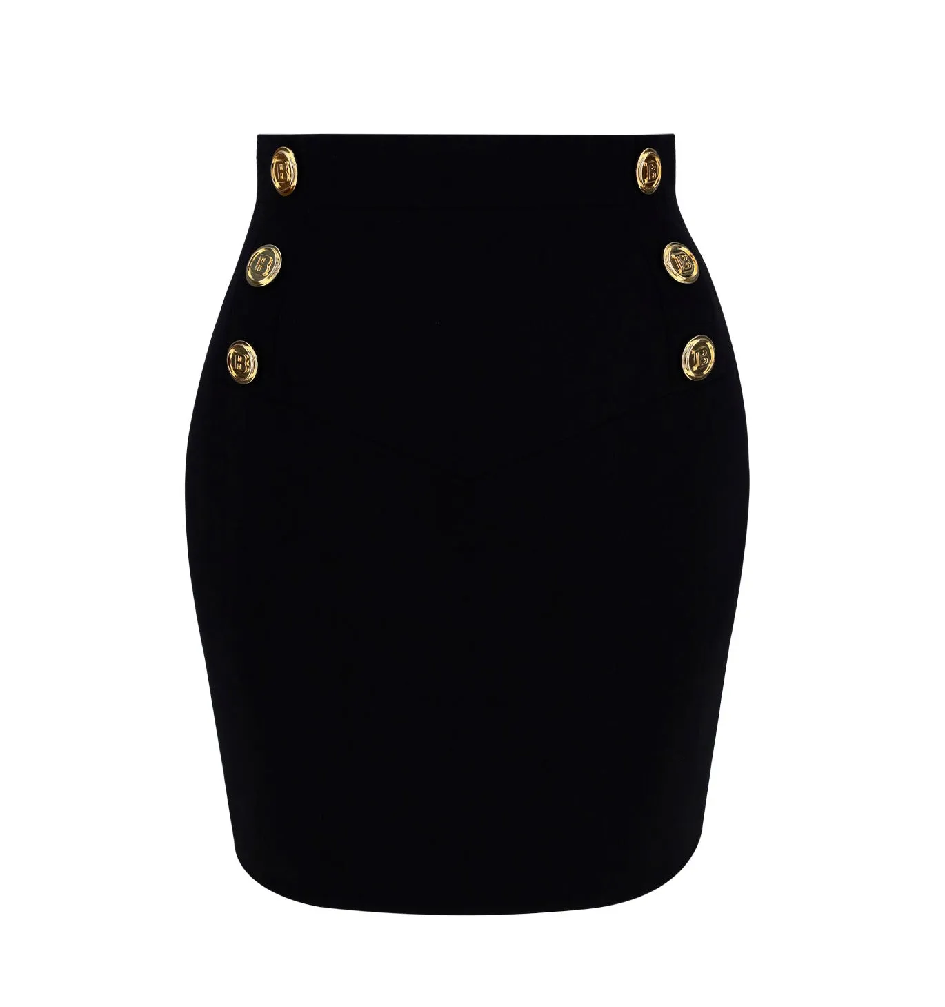 Balmain Buttoned Detailed Mini Skirt