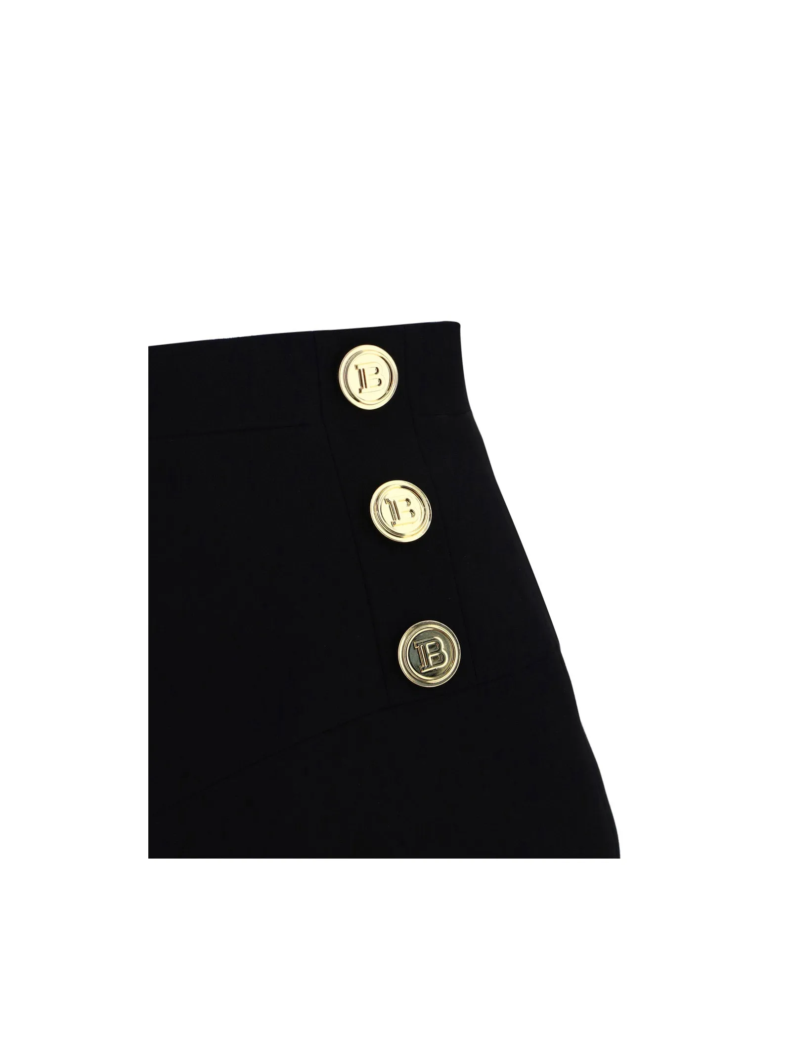Balmain Buttoned Detailed Mini Skirt