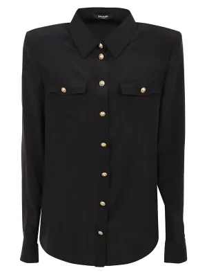 Balmain Buttoned Long-Sleeved Shirt