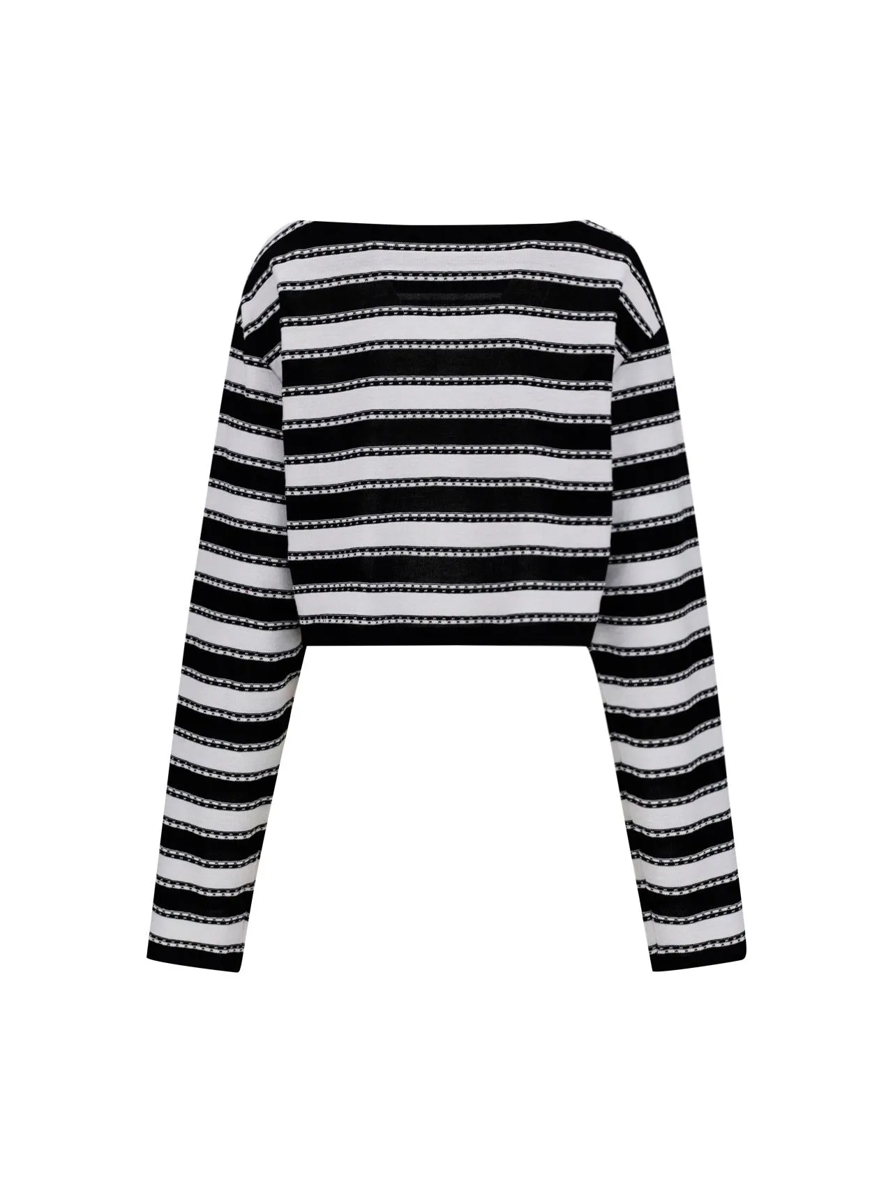 Balmain Cropped Striped Top