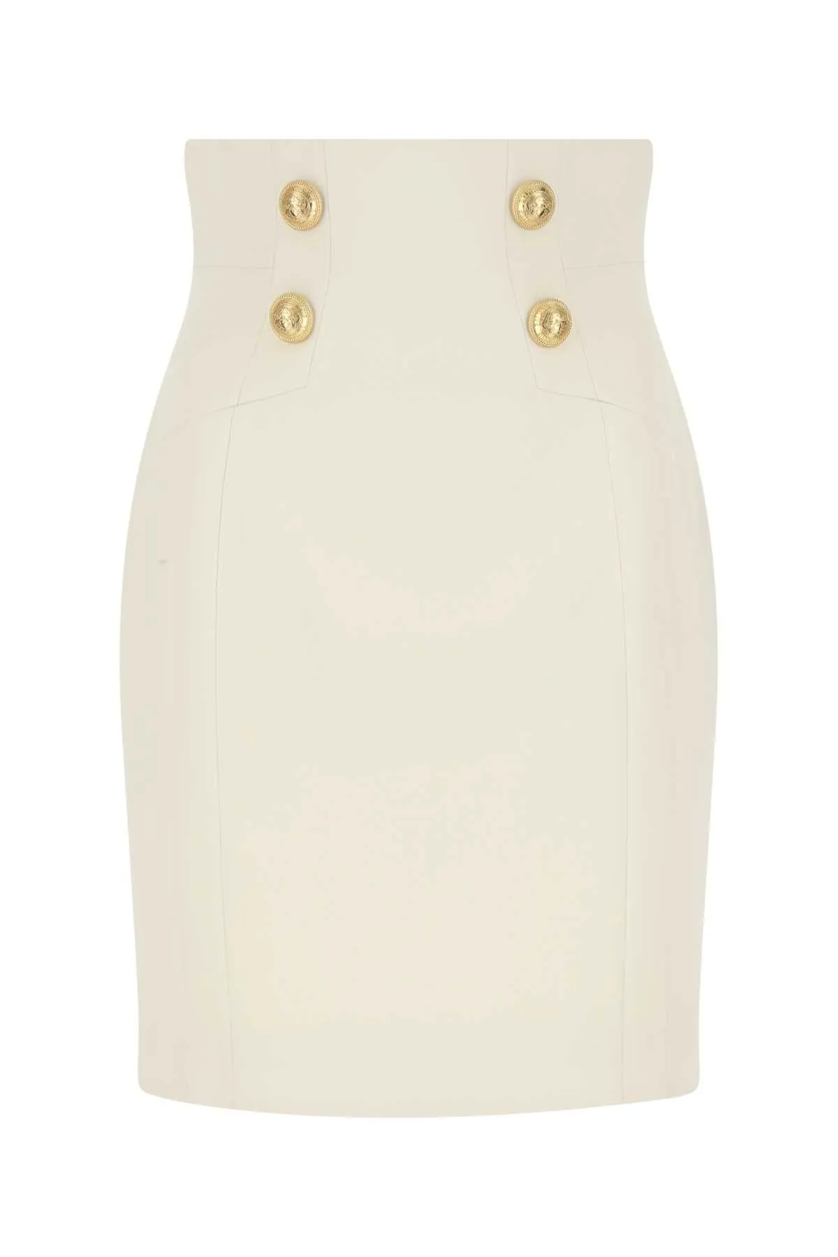 Balmain High-Waist Mini Skirt