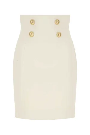 Balmain High-Waist Mini Skirt