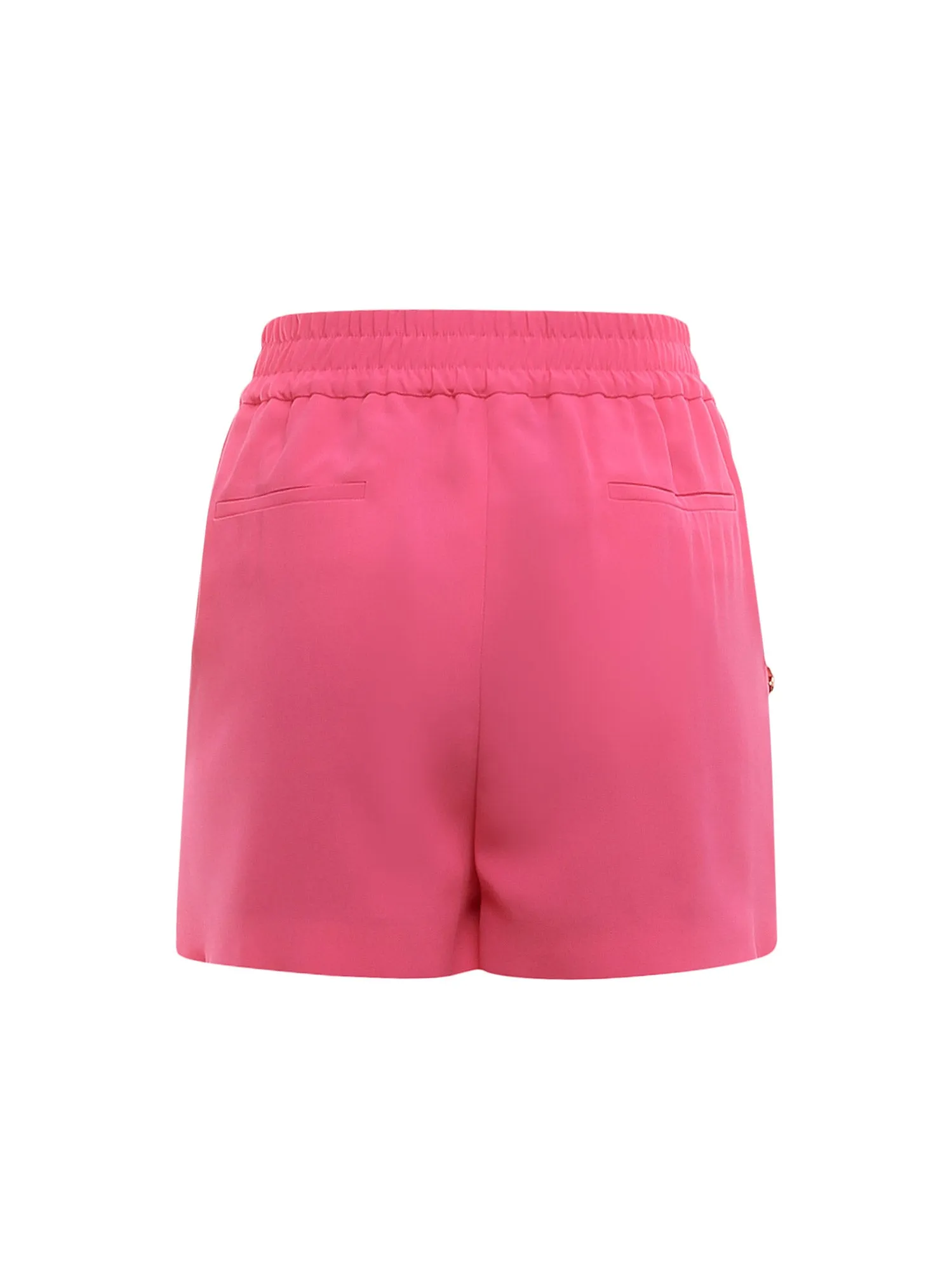 Balmain High Waisted Asymmetric Shorts