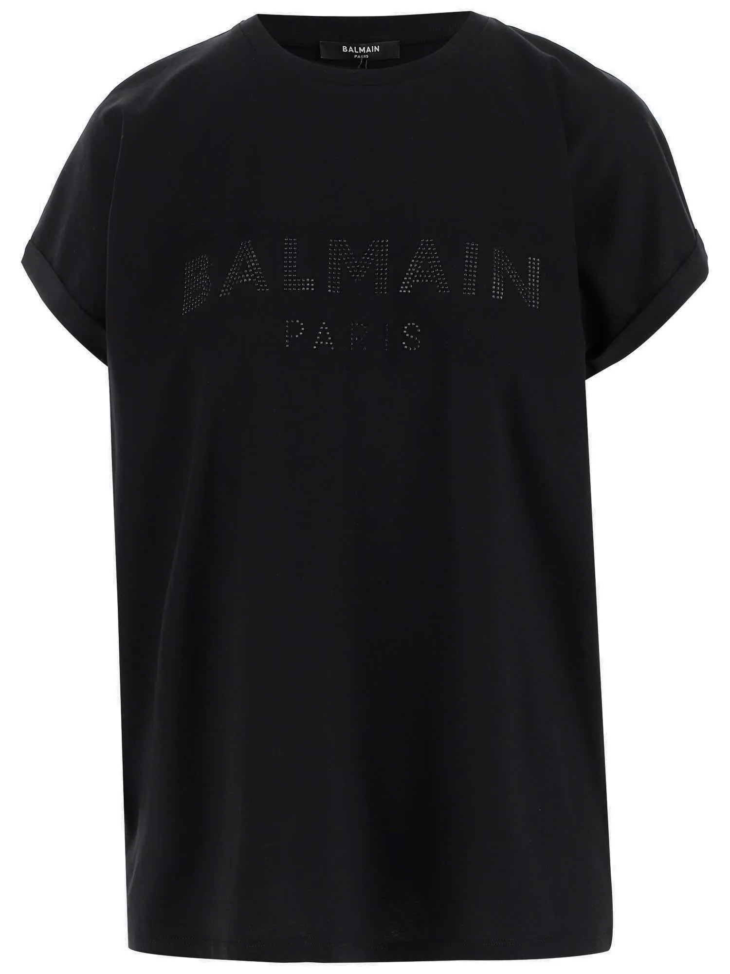 Balmain Logo Embellished Crewneck T-Shirt