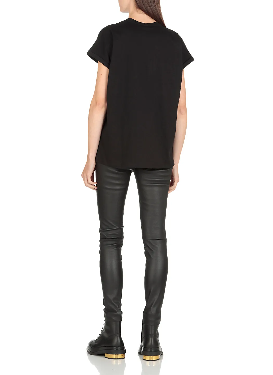 Balmain Logo Embellished Crewneck T-Shirt