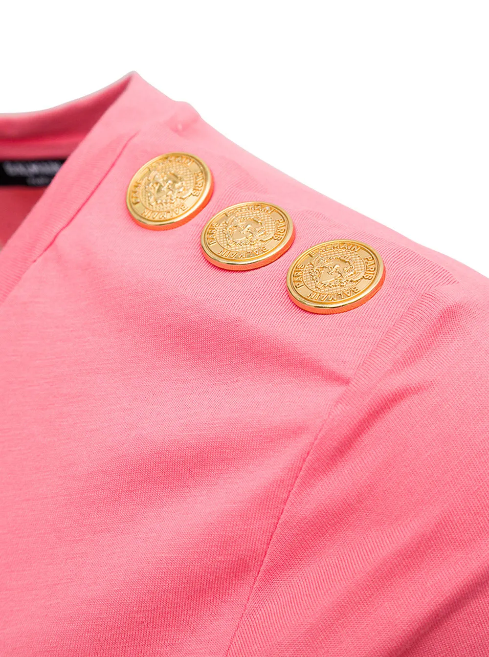 Balmain Logo Printed Crewneck T-Shirt