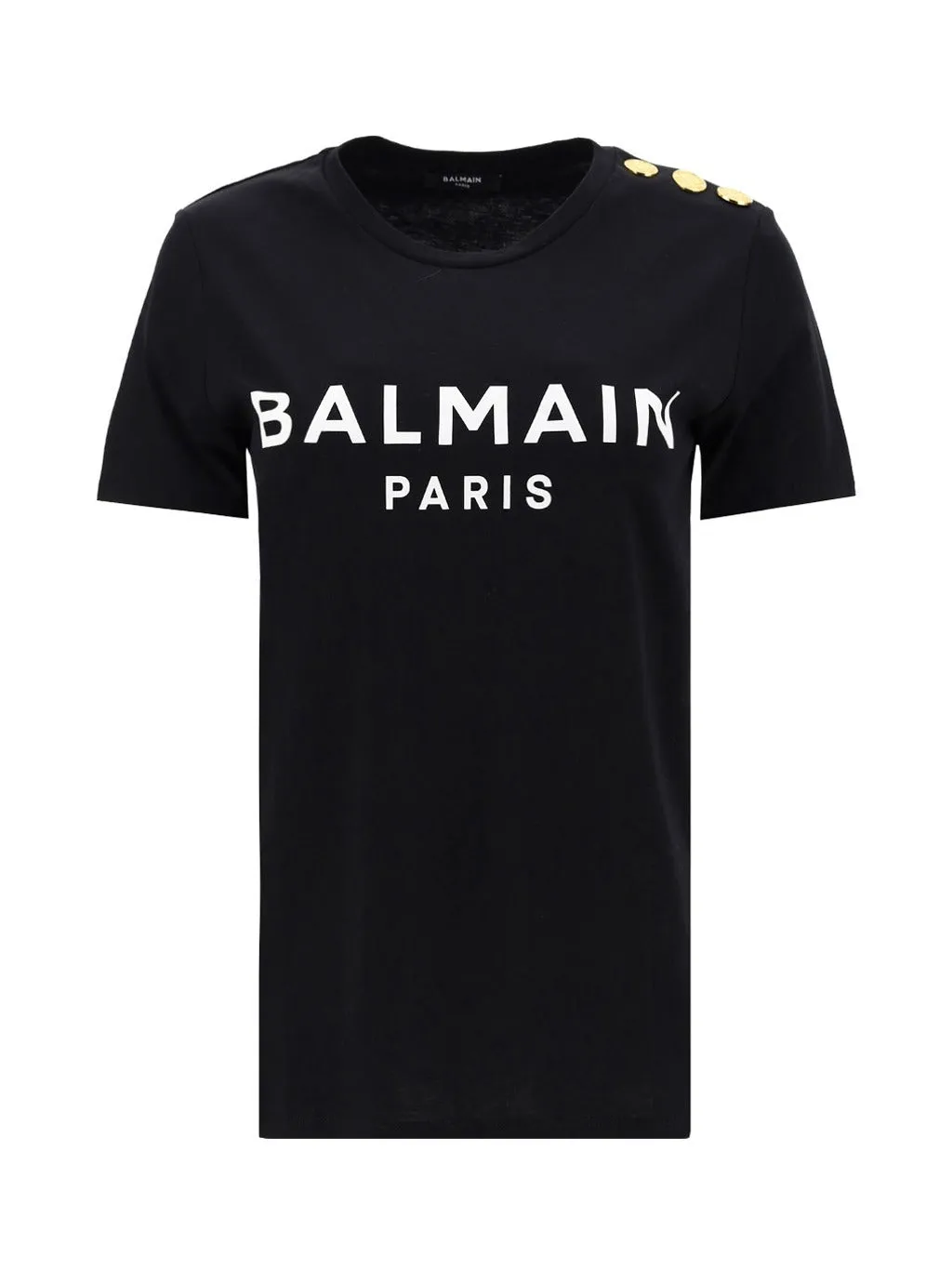 Balmain Logo Printed Crewneck T-Shirt