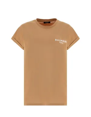 Balmain Logo Printed Crewneck T-Shirt