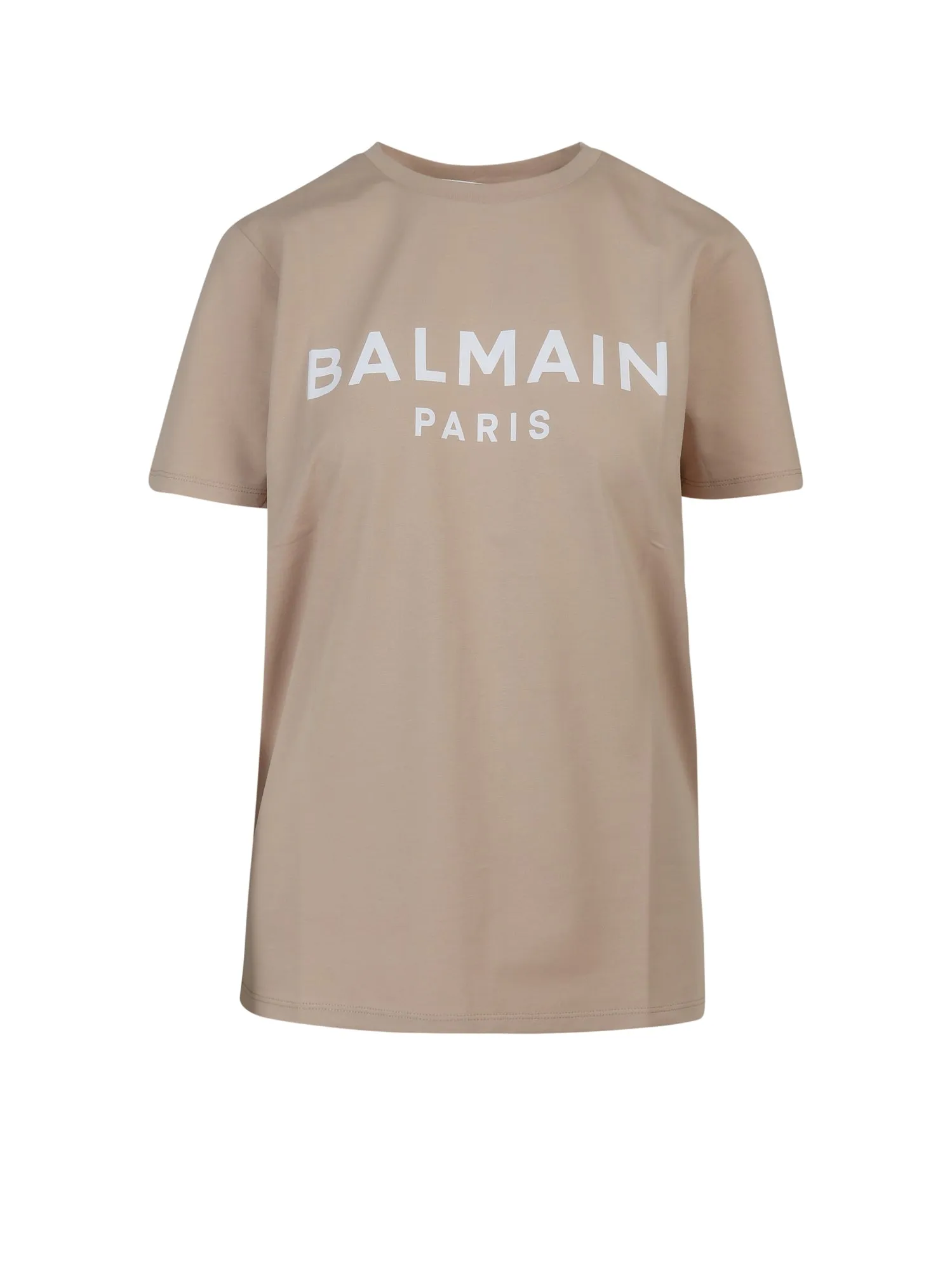 Balmain Logo Printed Crewneck T-Shirt