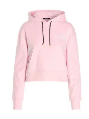 Balmain Logo Printed Hoodie
