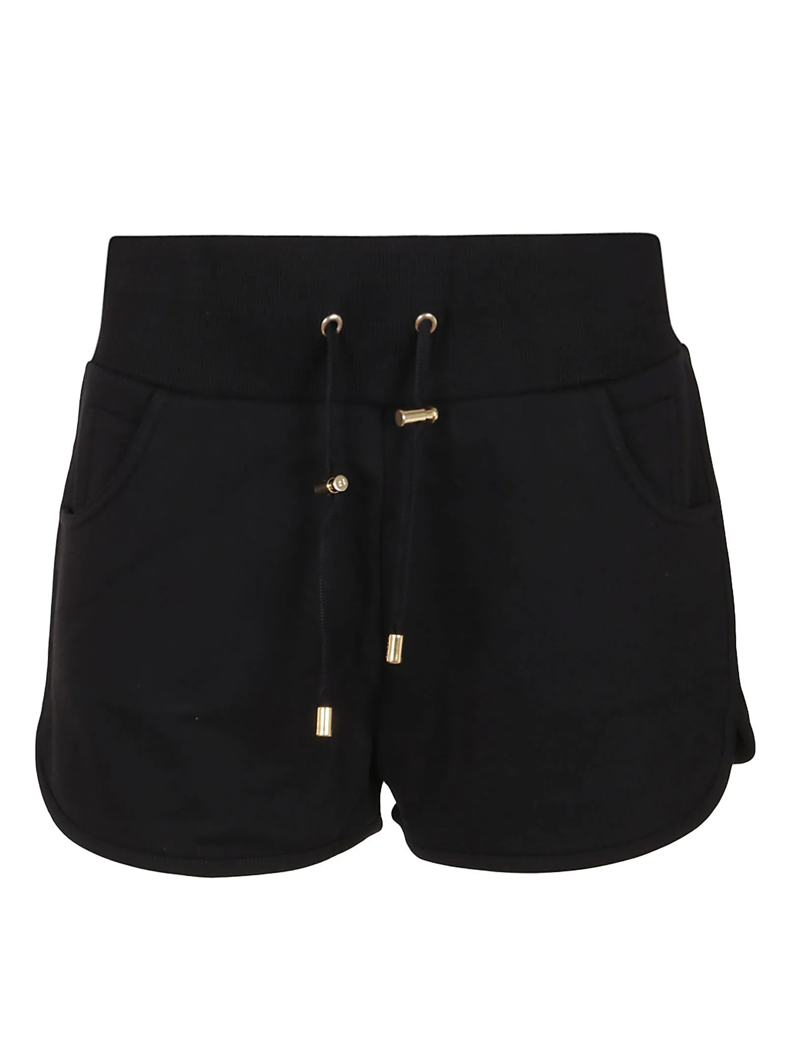 Balmain Logo Printed Low-Waisted Drawstring Shorts