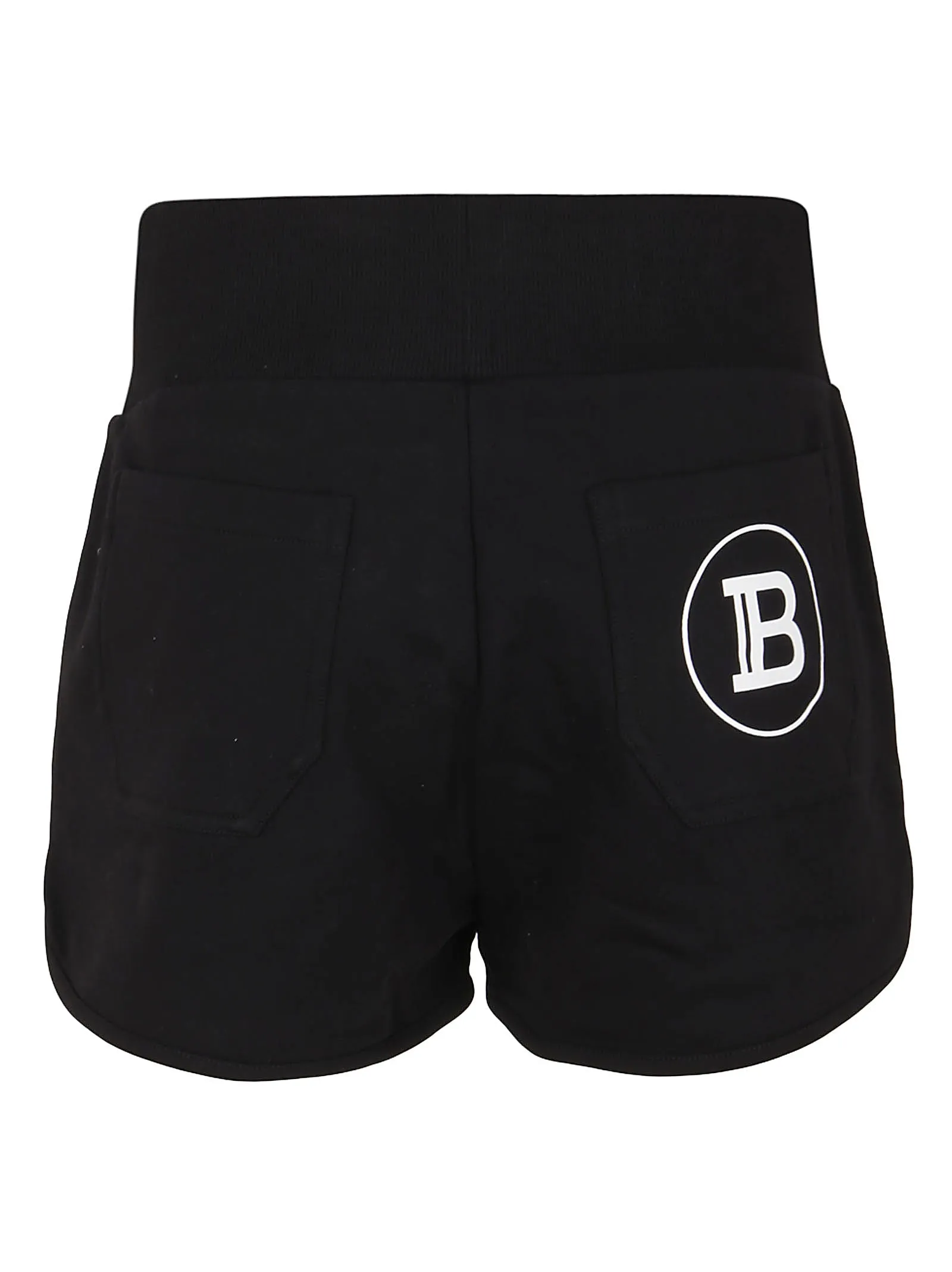 Balmain Logo Printed Low-Waisted Drawstring Shorts