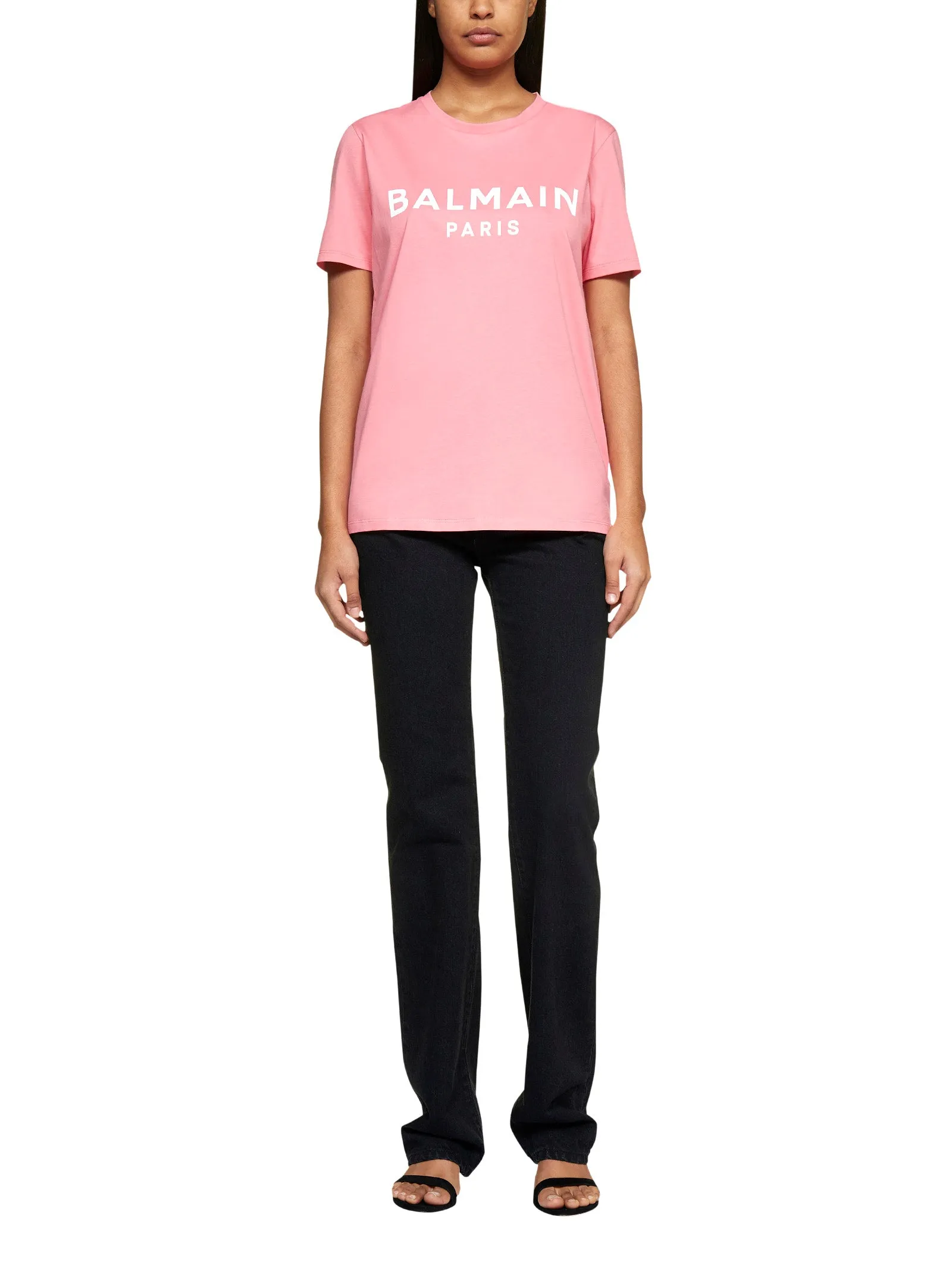 Balmain Logo Printed T-Shirt