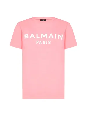 Balmain Logo Printed T-Shirt