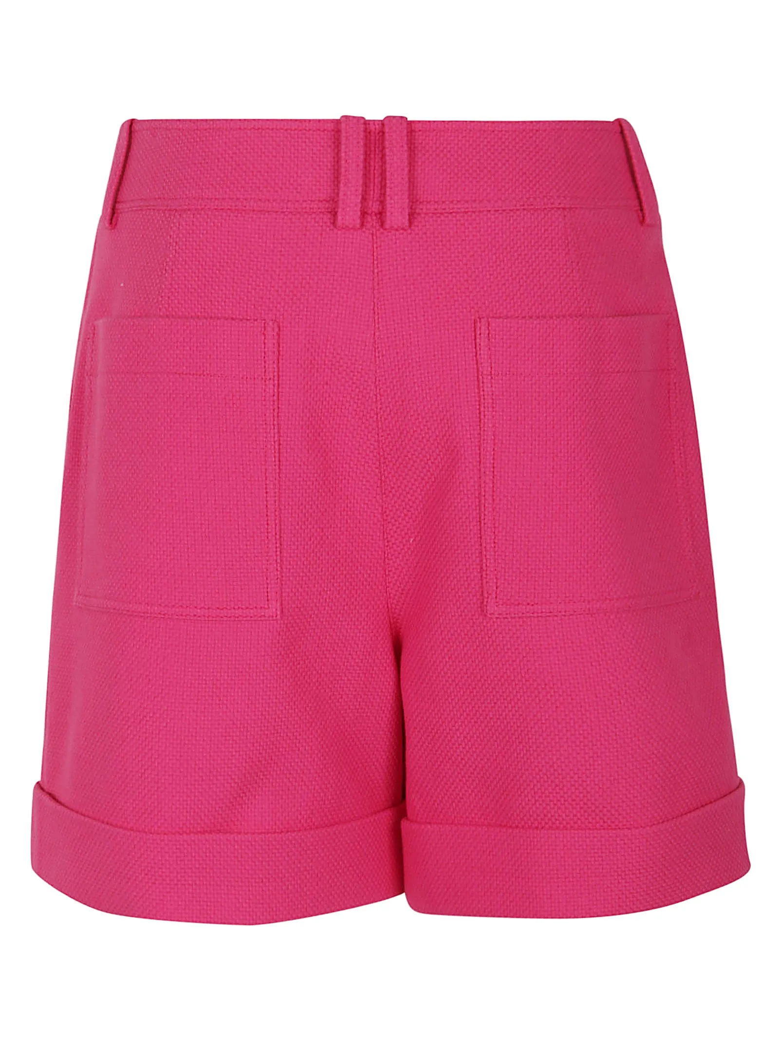 Balmain Low-Waisted Turn-Up Brim Shorts