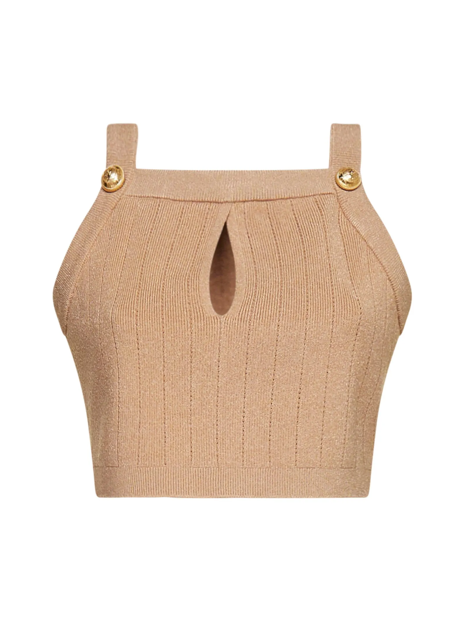 Balmain Sleeveless Knit Tank Top