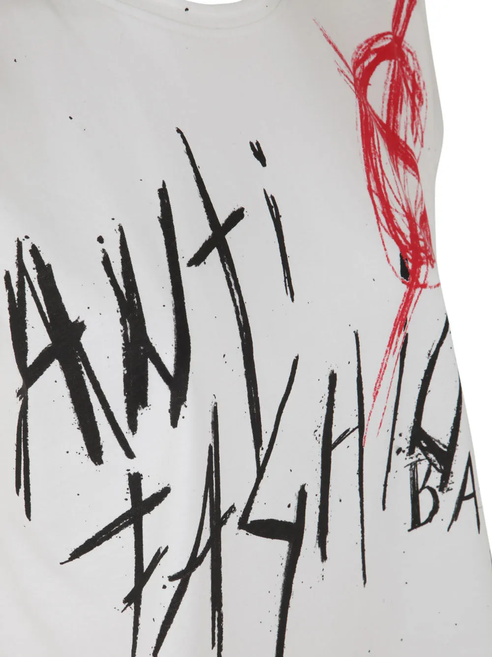 Balmain Slogan-Print Crewneck T-Shirt
