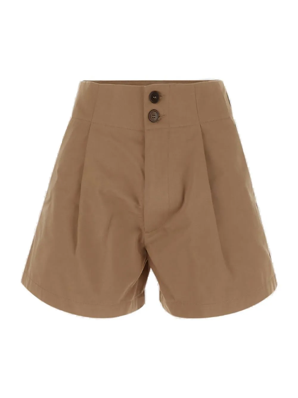 Barena Wide Leg Pleated Shorts